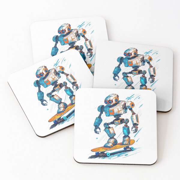 Item preview, Digital Daredevils: High-Tech Skateboard Warriors designed and sold by drawbey.
