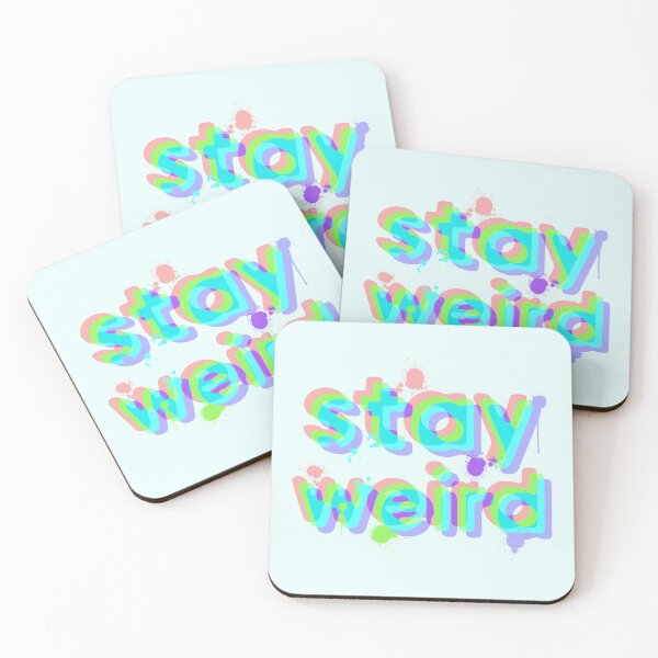 Item preview, Stay weird color splashes - be authentic designed and sold by starseedgems.