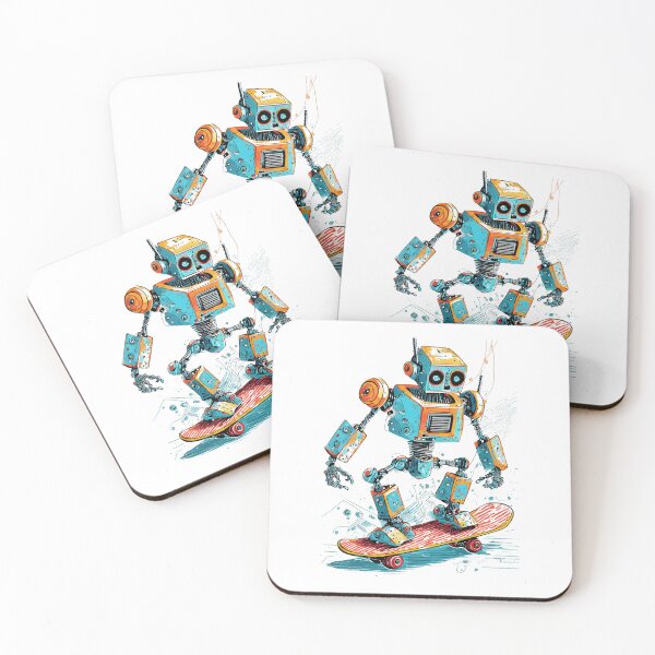 Item preview, Digital Daredevils: High-Tech Skateboard Warriors designed and sold by drawbey.