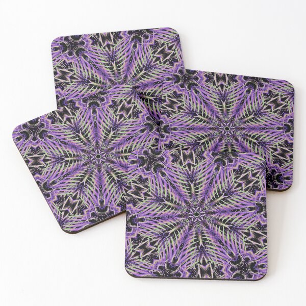 Item preview, Abstract Purple Wired Spiral Fractal Flower designed and sold by SXW Designs.