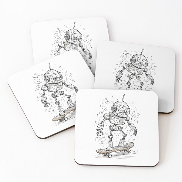 Item preview, Digital Daredevils: High-Tech Skateboard Warriors designed and sold by drawbey.