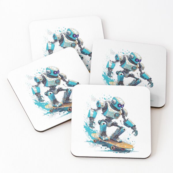 Item preview, Digital Daredevils: High-Tech Skateboard Warriors designed and sold by drawbey.