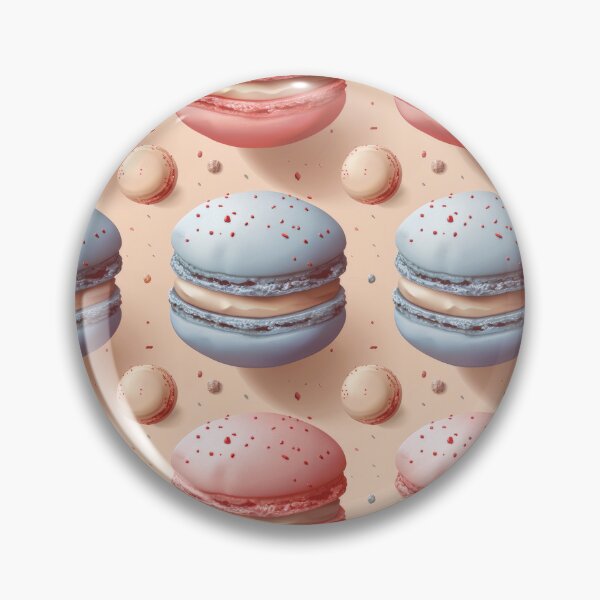 Item preview, Delectable Macarons with Sprinkles Confection - blue and pink - food designed and sold by PICbyFemke.