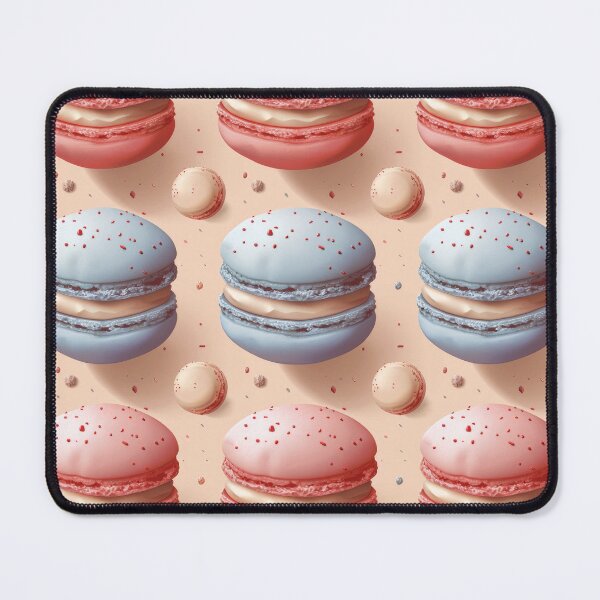 Item preview, Delectable Macarons with Sprinkles Confection - blue and pink - food designed and sold by PICbyFemke.