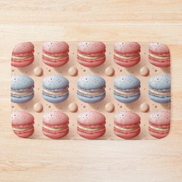 Item preview, Delectable Macarons with Sprinkles Confection - blue and pink - food designed and sold by PICbyFemke.