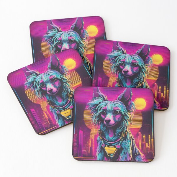 Item preview, Techno Chinese Crested designed and sold by MissQuiss.