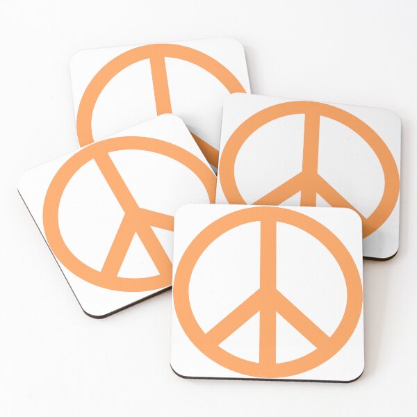 Item preview, Peace Sign - Peach  designed and sold by Robert Prata Artist.