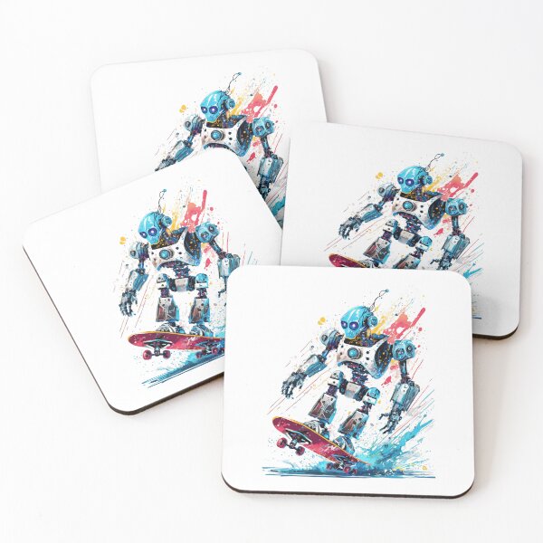Item preview, Digital Daredevils: High-Tech Skateboard Warriors designed and sold by drawbey.