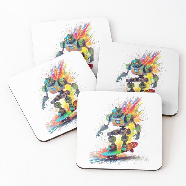 Item preview, Digital Daredevils: High-Tech Skateboard Warriors designed and sold by drawbey.