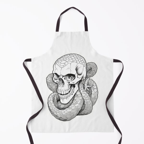 Item preview, Tattoo sticker snake with skull designed and sold by Made-by-Gus.