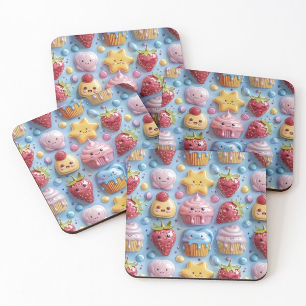 Item preview, Cheerful Sweets: Animated Dessert Characters - food - sweet  designed and sold by PICbyFemke.