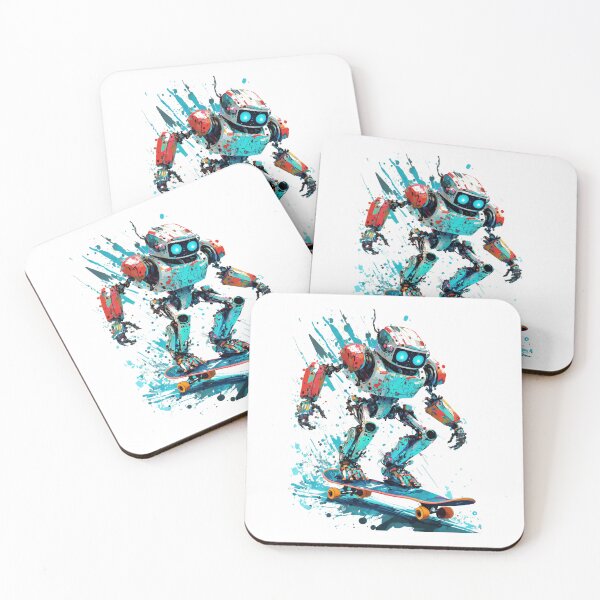Item preview, Digital Daredevils: High-Tech Skateboard Warriors designed and sold by drawbey.