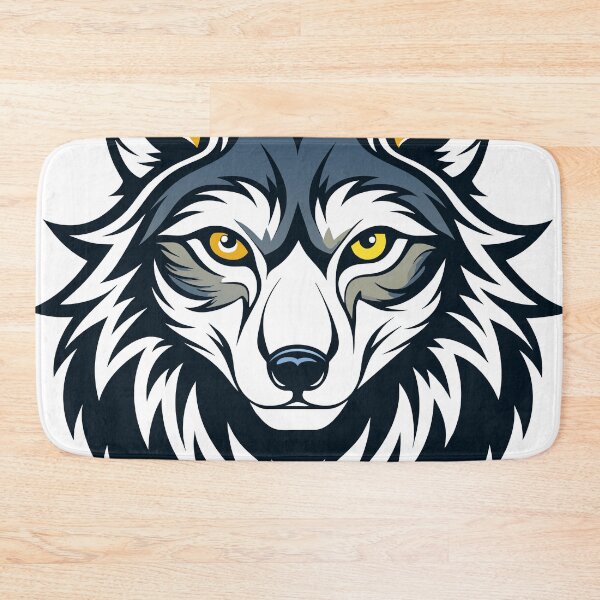 Item preview, Illustration of a Stylized Wolf Head designed and sold by Rostislav Bouda.
