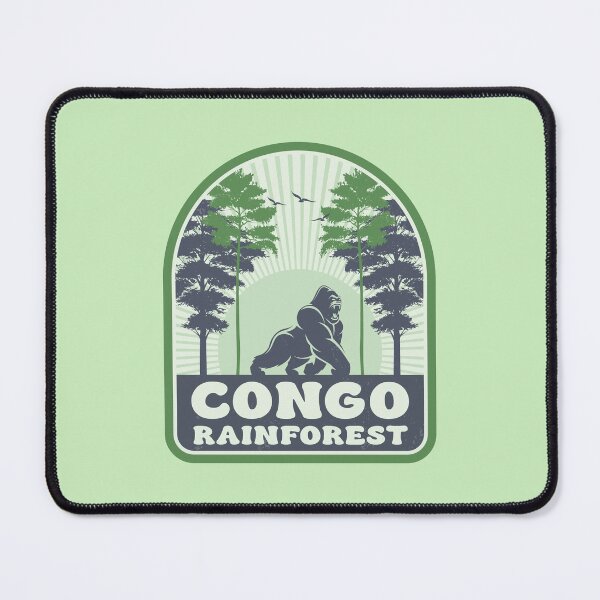 Item preview, Congo Rainforest Vintage Gorilla Design designed and sold by CynthiaGraphics.
