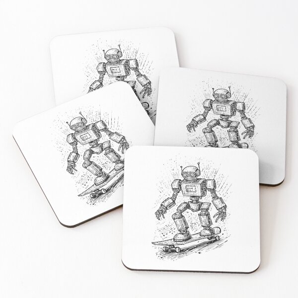 Item preview, Digital Daredevils: High-Tech Skateboard Warriors designed and sold by drawbey.