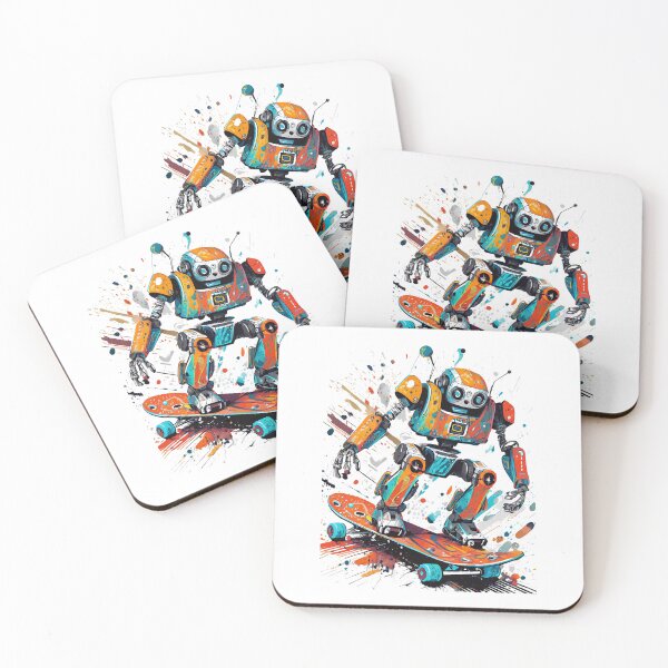 Item preview, Digital Daredevils: High-Tech Skateboard Warriors designed and sold by drawbey.