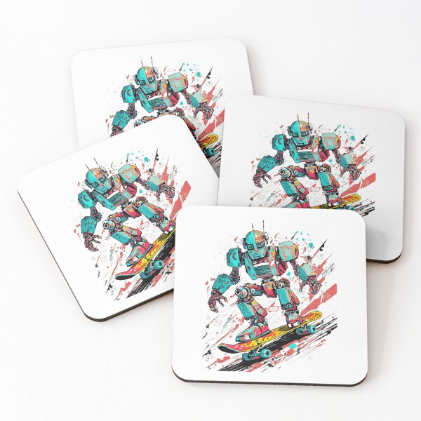 Item preview, Digital Daredevils: High-Tech Skateboard Warriors designed and sold by drawbey.