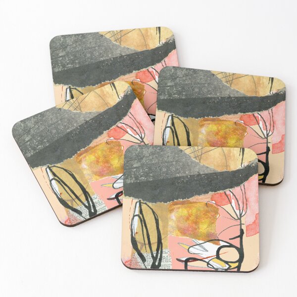 Item preview, Springtime Abstract Mixed Media Collage designed and sold by oliviastclaire.