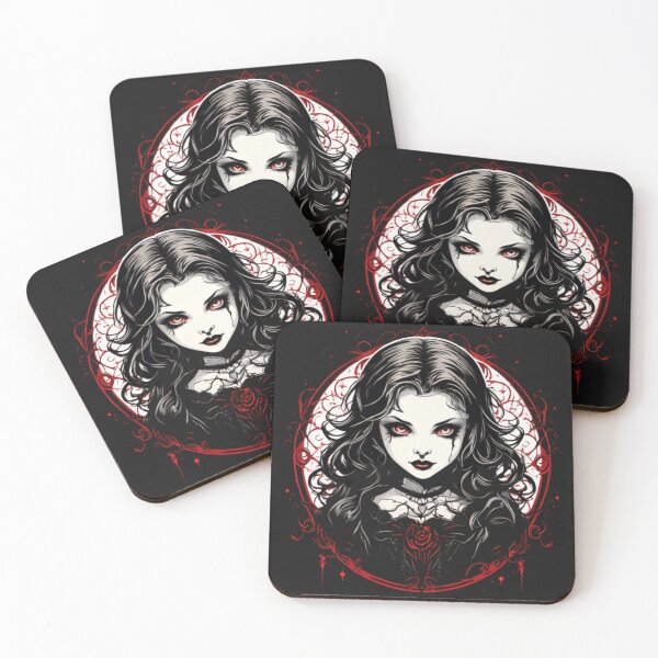 Item preview, Vampire child with an innocent yet eerie appearance  designed and sold by aipaint.
