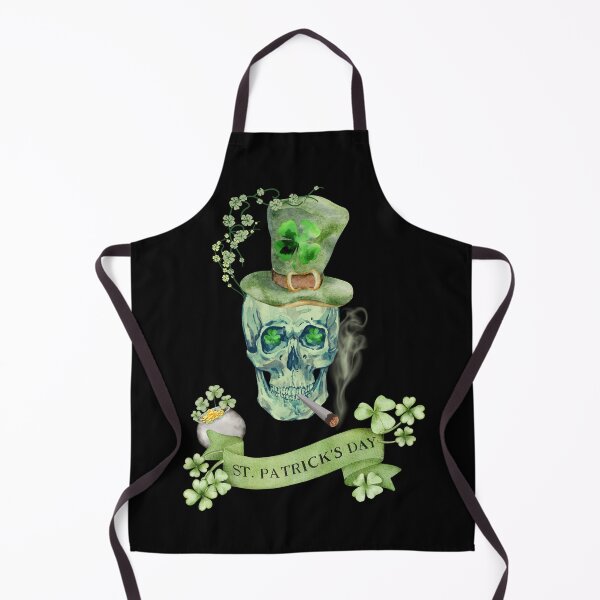 Item preview, St Patricks day skull designed and sold by SKULLARTISTRY.