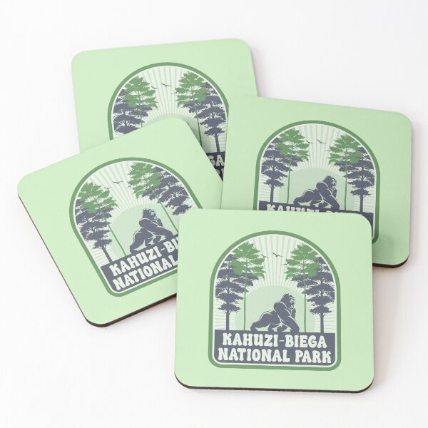 Item preview, Kahuzi Biega National Park Vintage Gorilla Design designed and sold by CynthiaGraphics.