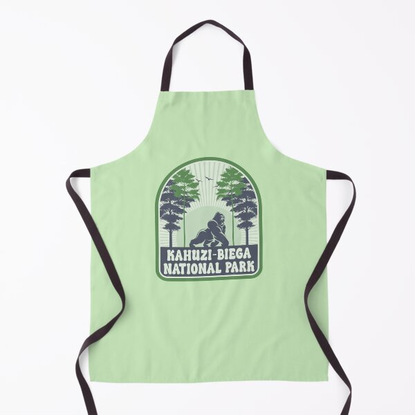 Item preview, Kahuzi Biega National Park Vintage Gorilla Design designed and sold by CynthiaGraphics.