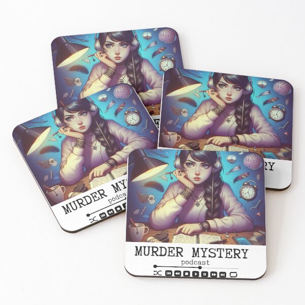 Item preview, True Crime Murder mystery podcast designed and sold by Dominika Farkašová.