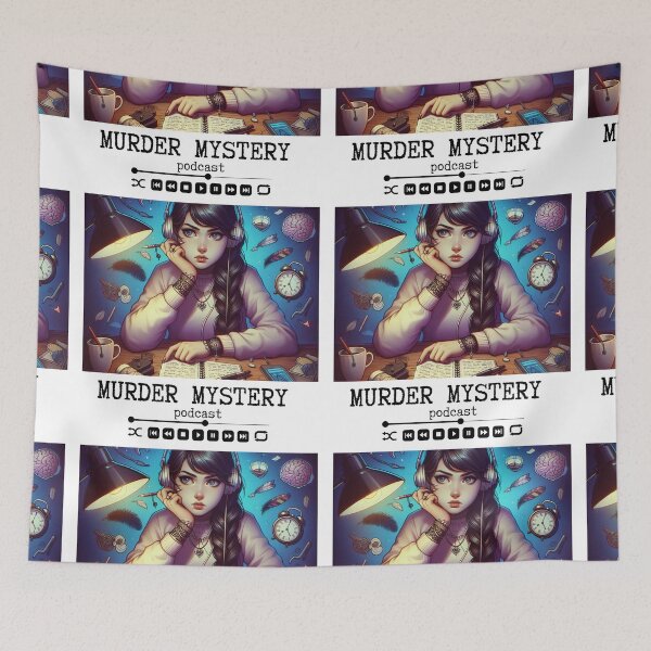 Item preview, True Crime Murder mystery podcast designed and sold by Dominika Farkašová.