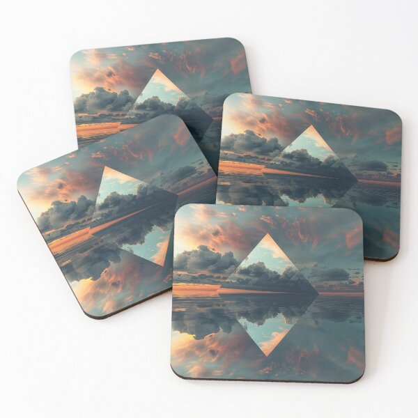 Item preview, Abstract Pyramid: Beyond the Horizon designed and sold by AM-Fine-Designs.