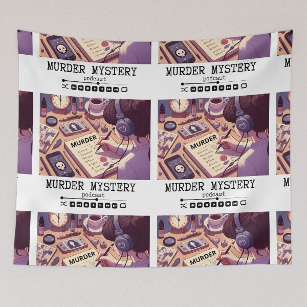 Item preview, Crime Podcast Murder mystery podcast designed and sold by Dominika Farkašová.
