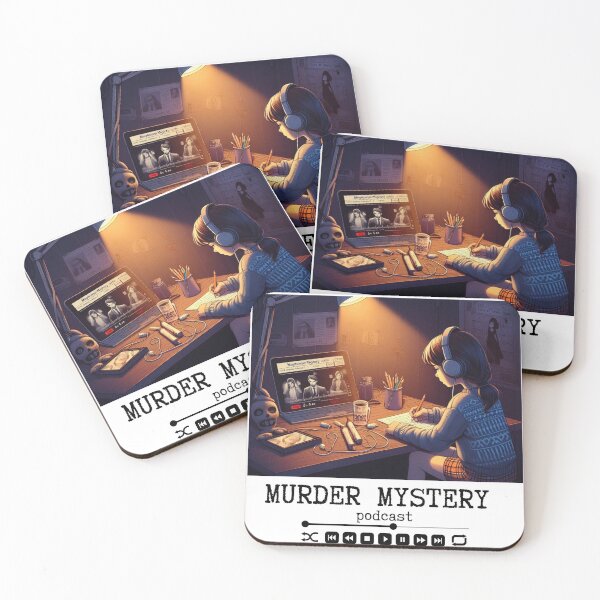 Item preview, Detective Work Murder mystery podcast designed and sold by Dominika Farkašová.