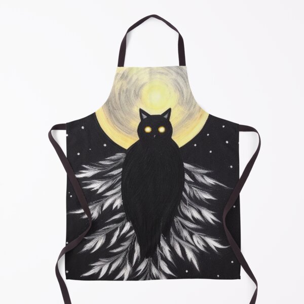 Item preview, Classic Vintage Owl and Moon Goth designed and sold by TheDarkWardrobe.