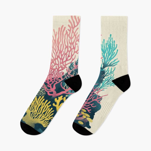 Item preview, Coral reef aquatic life print  designed and sold by Wildflow Creations.