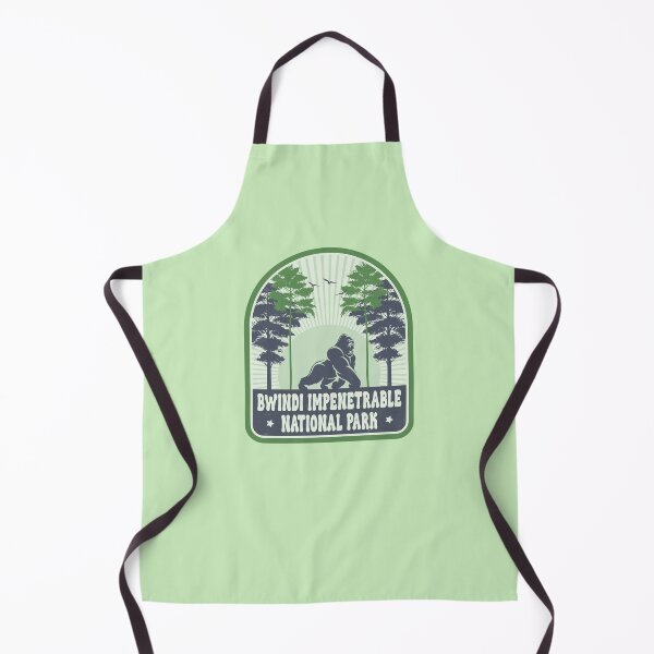 Item preview, Bwindi Impenetrable National Park Vintage Gorilla Design designed and sold by CynthiaGraphics.
