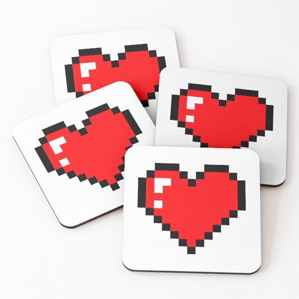 Item preview, red heart pixel designed and sold by ipoppppp.