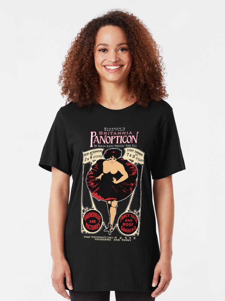 Alternate view of Panopticon design - Britannia Panopticon Slim Fit T-Shirt