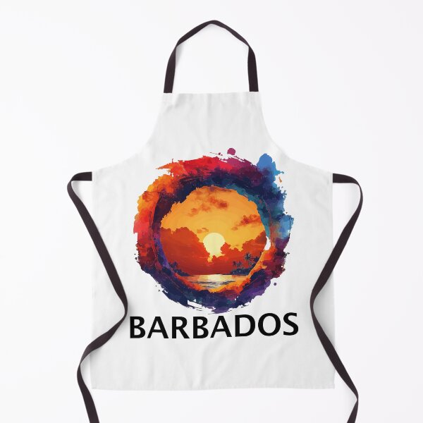 Item preview, Barbados Sunset (with Black Lettering) designed and sold by VelvetRoom.