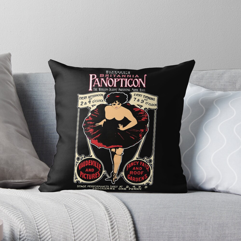 Panopticon design - Britannia Panopticon Throw Pillow