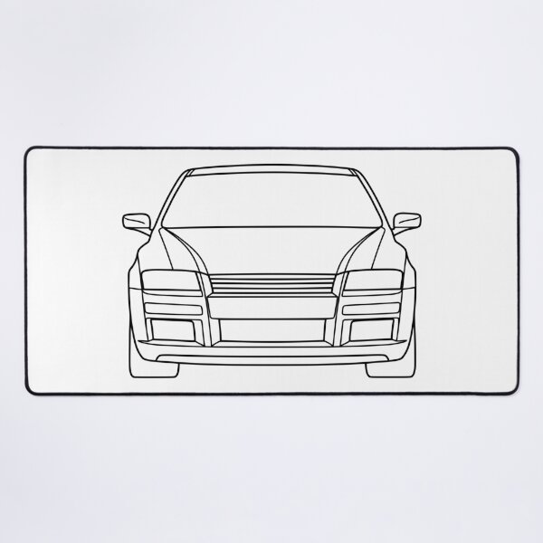Item preview, Fiat Stilo detailed black lined art designed and sold by EdimDesign.
