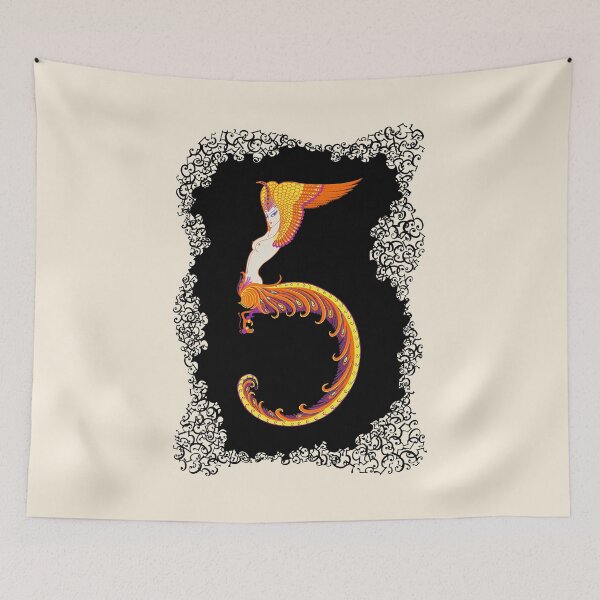 Item preview, Erté - The Numerals Suite, The Number 5 designed and sold by elektronen.
