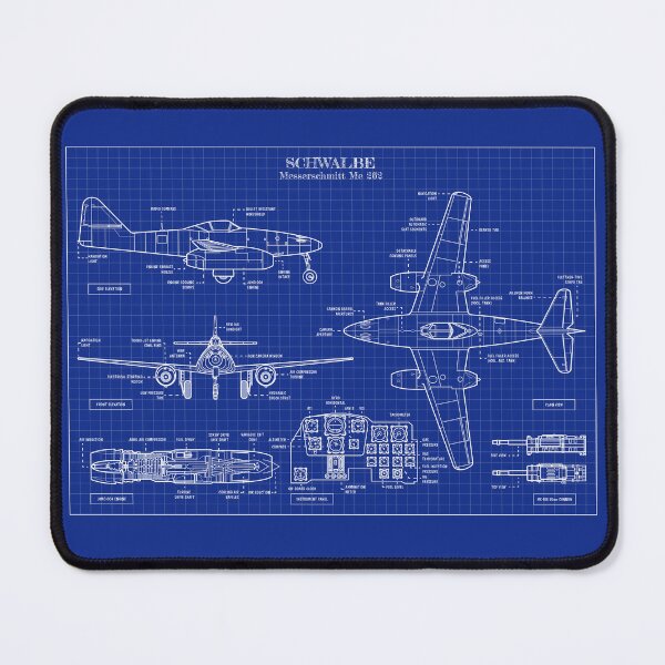 Item preview, Schwalbe. Messerschmitt Me 262 (Blueprint) designed and sold by BGALAXY.