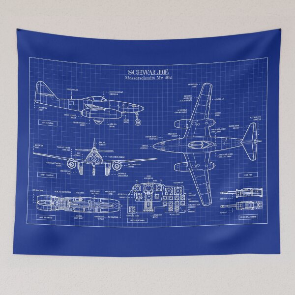 Item preview, Schwalbe. Messerschmitt Me 262 (Blueprint) designed and sold by BGALAXY.