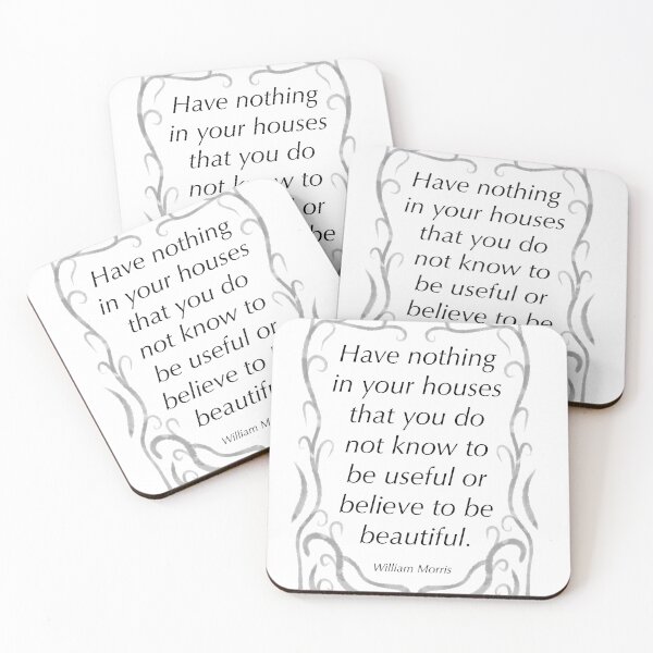 Item preview, William Morris Quote designed and sold by thelittleforest.