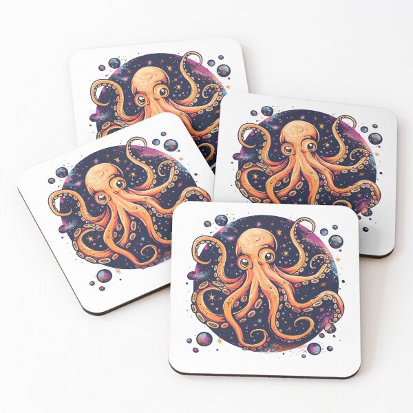 Item preview, Astronaut Octopus In Space  designed and sold by ArtFromBeyond.