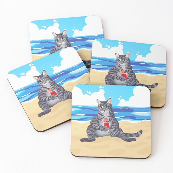 Item preview, Beach Bum Cat designed and sold by jastinamor.