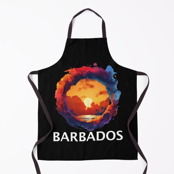 Item preview, Barbados Sunset (with White Lettering) designed and sold by VelvetRoom.
