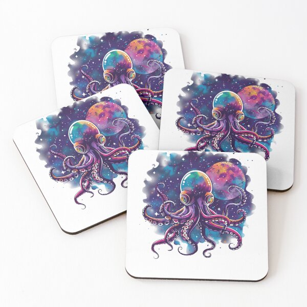 Item preview, Astronaut Octopus In Space  designed and sold by ArtFromBeyond.