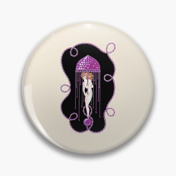 Item preview, Erté - The Precious Stones Suite, Amethyst, 1969 designed and sold by elektronen.