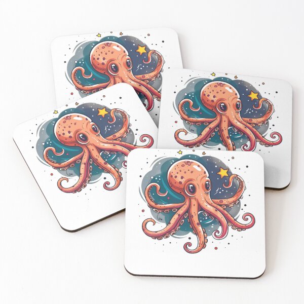 Item preview, Astronaut Octopus In Space  designed and sold by ArtFromBeyond.