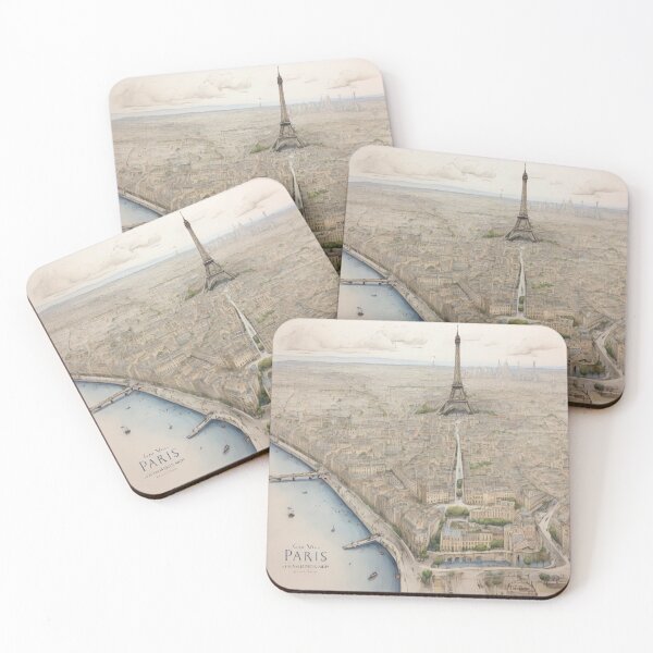 Item preview,  Map Of Paris France designed and sold by Lexicon-Looks.